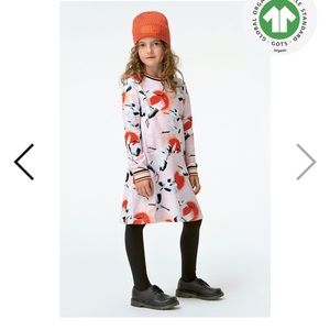 NWT Molo “Conny Sunrise Cranes” Dress 7-8